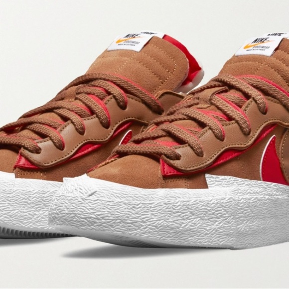 Nike Men's Sneakers in Red and Brown
